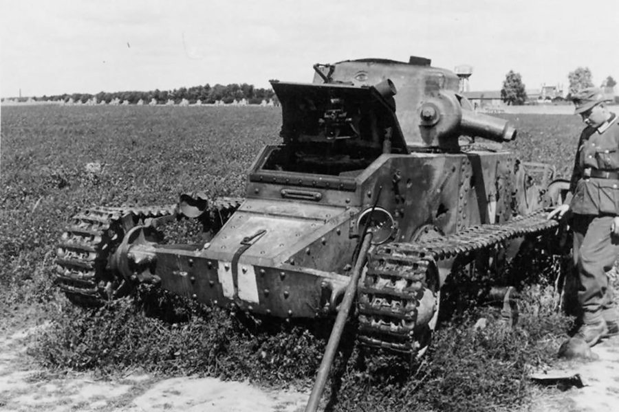 Wrak Mk I Matilda A11