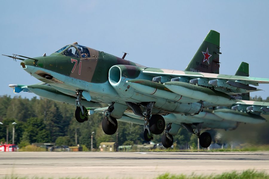 Suchoj Su-25 (fot. Alex Beltyukov/Wikimedia Commons)