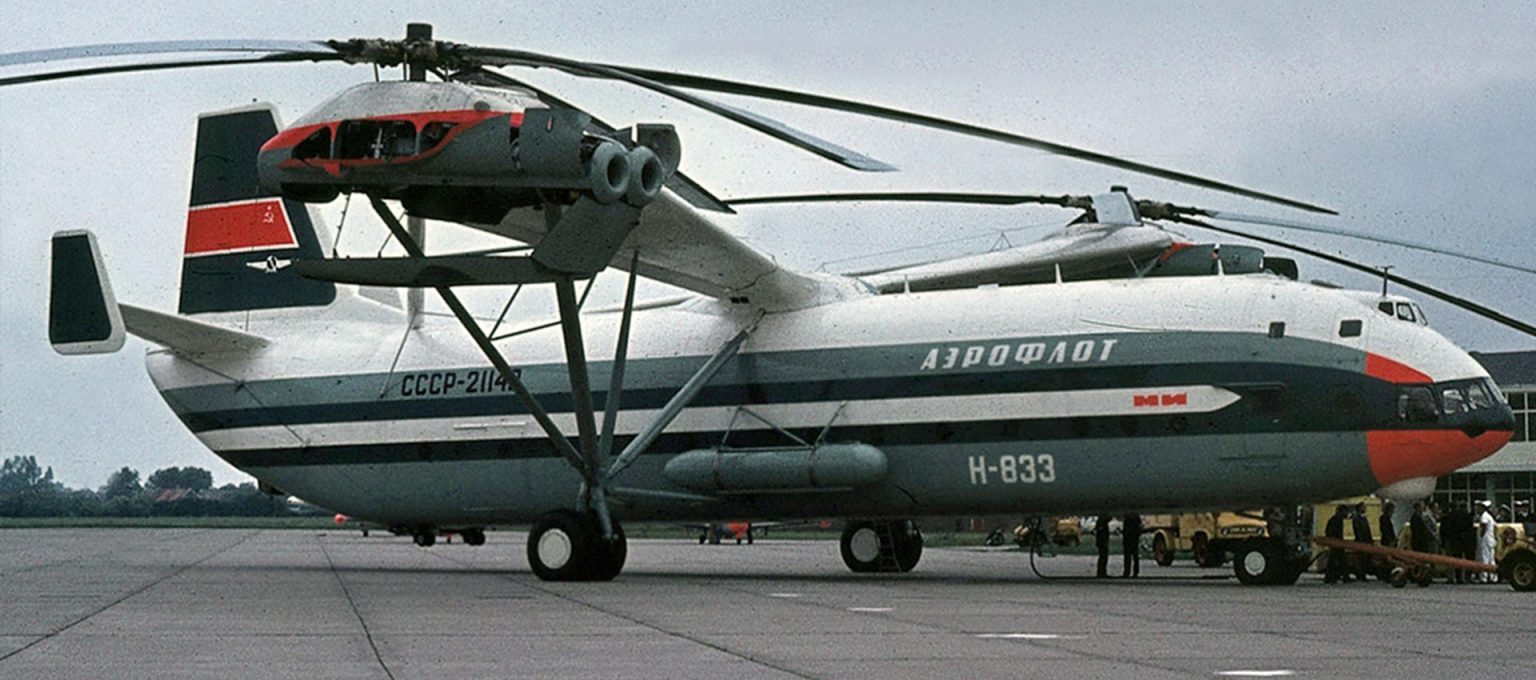 Mil W-12 (Mi-12) - największy śmigłowiec na świecie