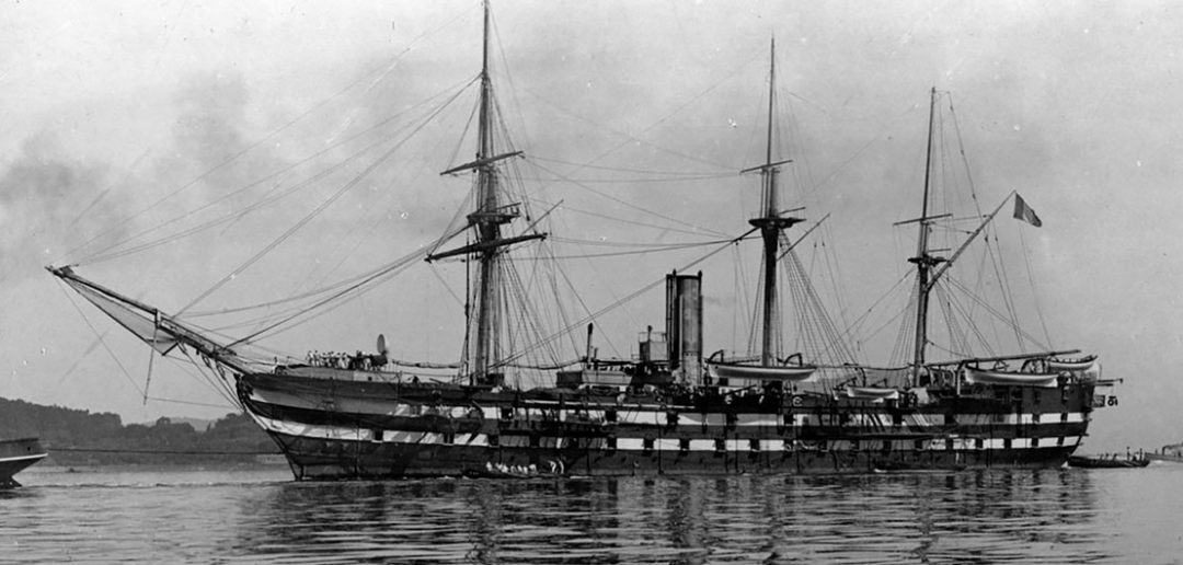 Couronne - pierwszy francuski żelaznokadłubowy okręt wojenny