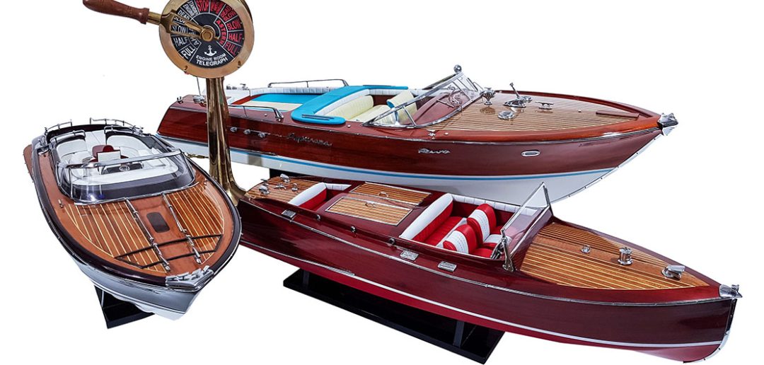 Prestiżowe drewniane modele łodzi motorowych