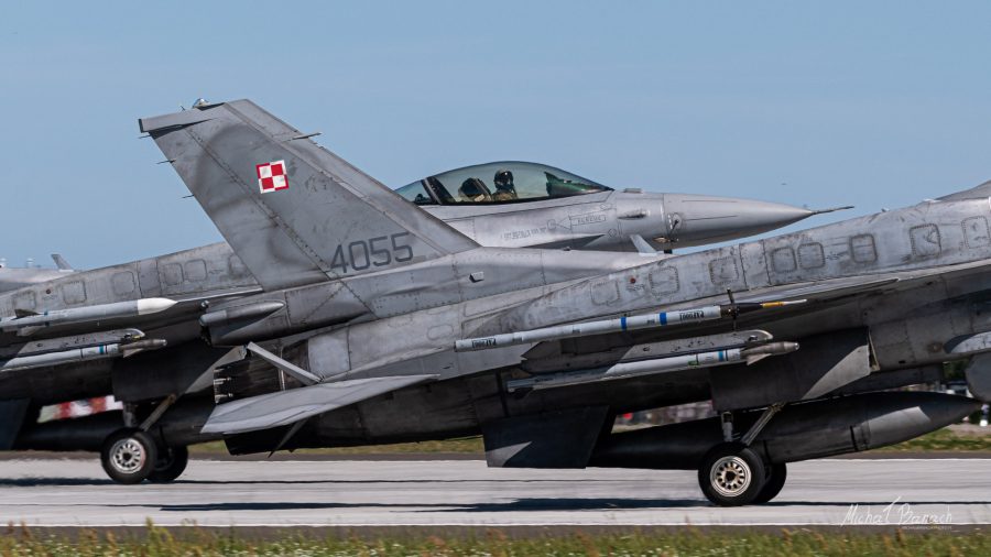 Lockheed Martin F-16C Jastrząb (fot. Michał Banach)