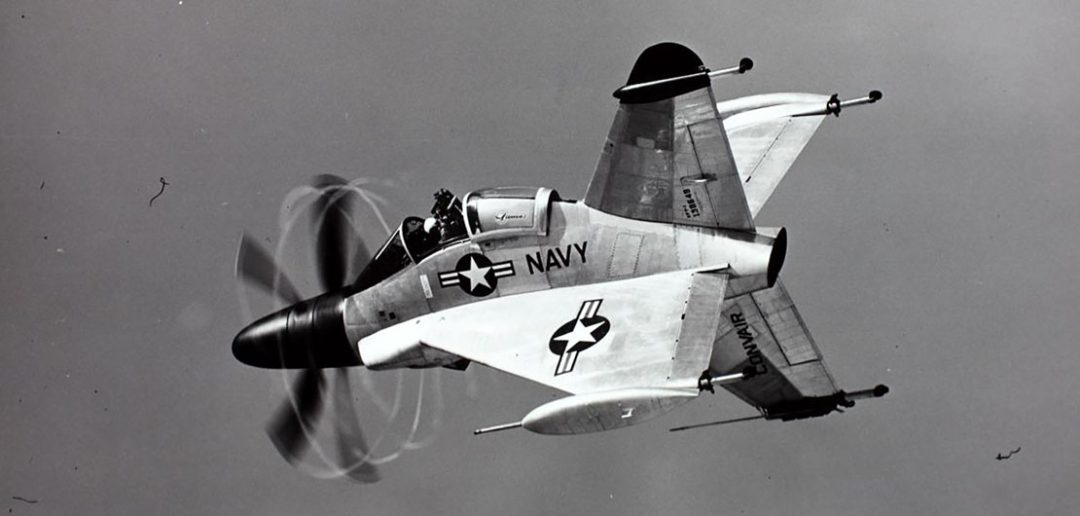 Convair XFY Pogo - eksperymentalny myśliwiec pionowego startu i lądowania