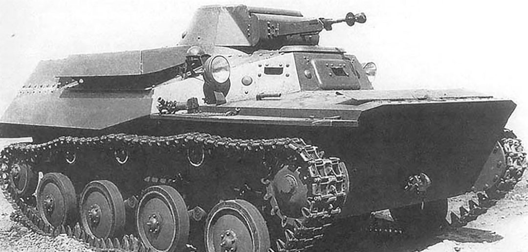 Radziecki lekki czołg pływający T-40