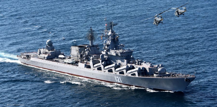 Krążownik Moskwa (fot. Mil.ru)