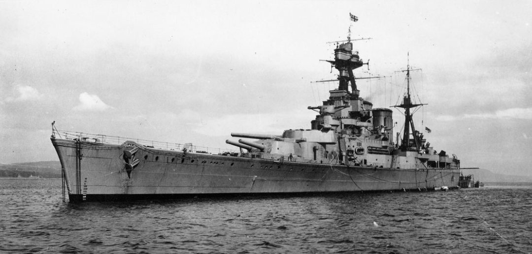 HMS Hood - duma Royal Navy zatopiona jednym pociskiem