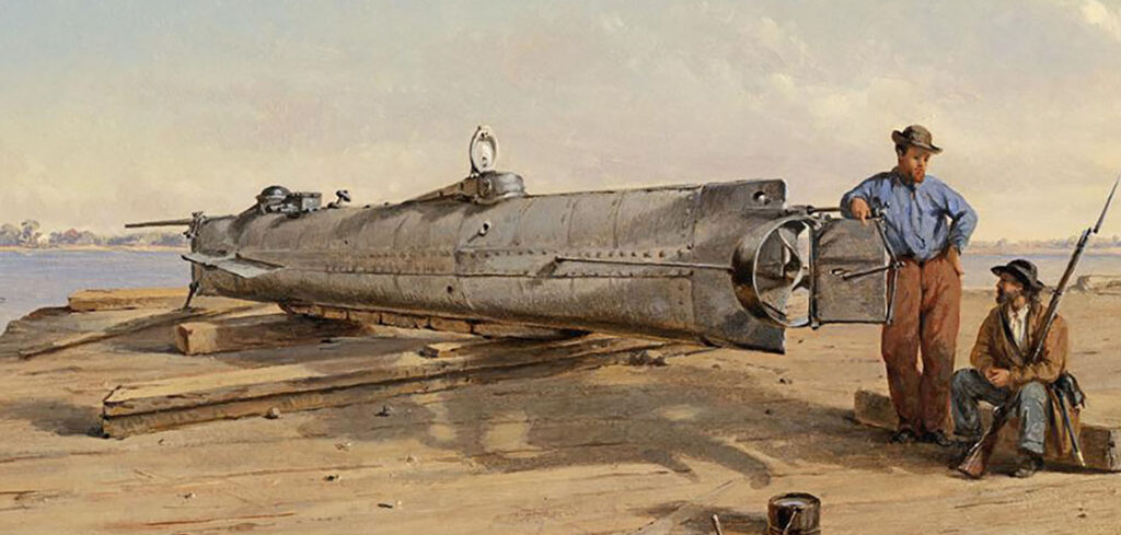 H.L. Hunley - pierwszy okręt podwodny, który zatopił inny okręt