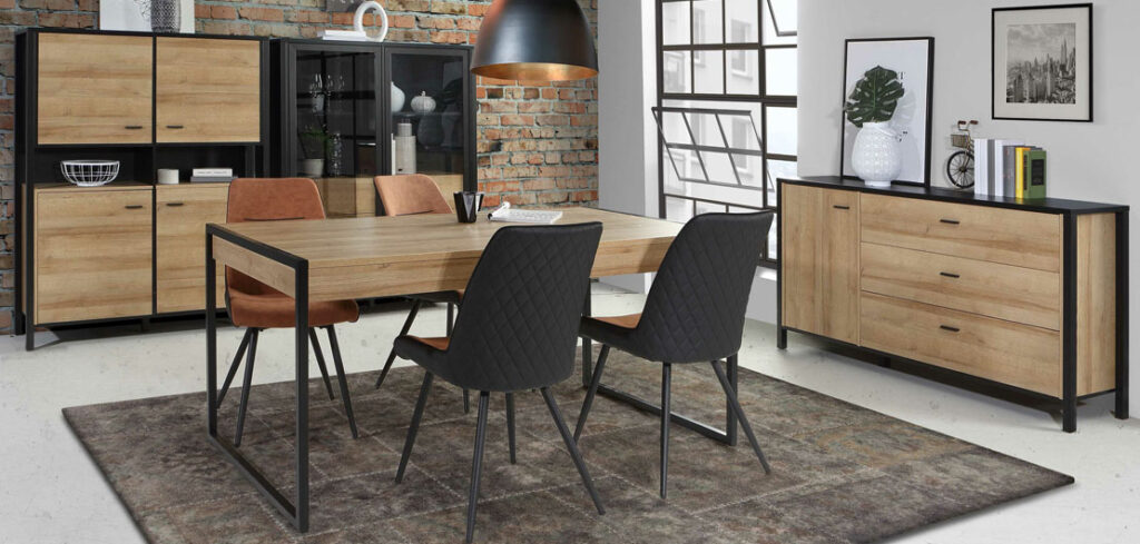 Modny stół loftowy – przepis na klimatyczną jadalnię w industrialnym stylu