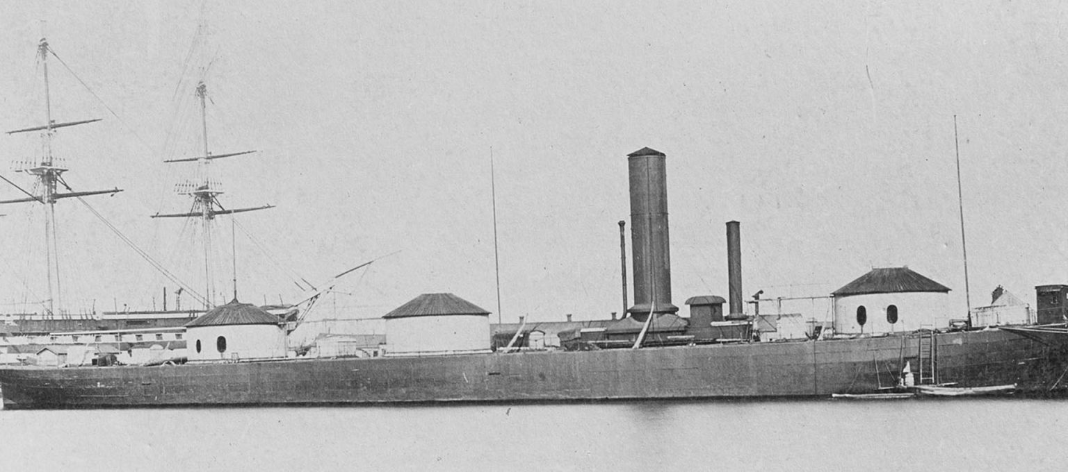USS Roanoke - pierwszy trzywieżowy okręt pancerny