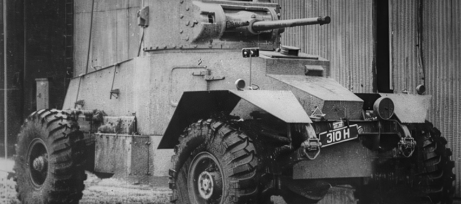 Wojenna prostota - samochód pancerny AEC Armoured Car
